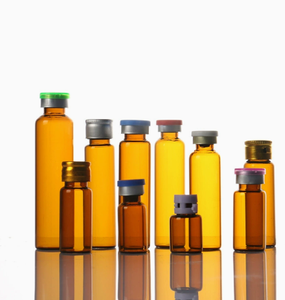 Frasco de vidrio transparente vacío de 5 ml y 30 ml, botella de vidrio para almacenamiento de líquidos, tapas blancas, rojas y azules opcionales - Product Image 2
