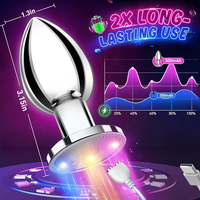 App-Fernbedienung 10 Vibrationsmodi Großer Anal-Stimulator für Männer und Frauen Paare