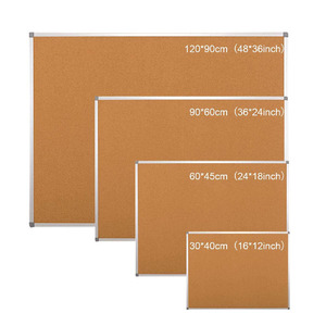 Support Customized Size Simple Assembly Pin Cork Board Sheets Bulletin Board