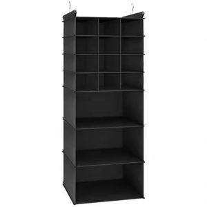 16.5-inch <b>Large</b> Non-woven Multi-partition <b>Wardrobe</b> Hanging Bag Fabric Storage - Product Image 5