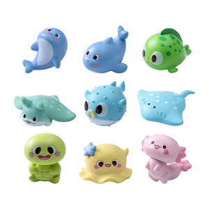Miniature Crabe Dauphin Jouet Mini Animaux Marins Figurines Artisanales en Plastique Ornements pour Aquarium DIY Micro Jardin Féerique Maison de Poupées - Product Image 5