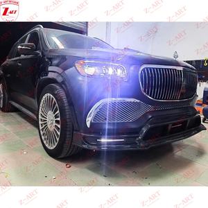Z-ART 2020 + Kit de carrosserie de réglage en Fiber de carbone pour Benz X167 GLS <span class=keywords><strong>Maybach</strong></span> Kit de lèvre de vent aérodynamique pour tous les nouveaux <span class=keywords><strong>GLS480</strong></span> GLS600 <span class=keywords><strong>Maybach</strong></span> - Product Image 4