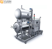 Machine de stérilisateur d'autoclave de cornue de pasteurisateur de lot de boisson de bière pour des canettes de bouteilles