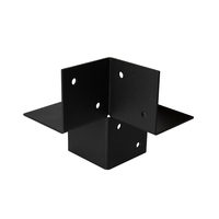 Livraison Rapide, Conception Gratuite, Supports de Connexion pour Cadres de Poteaux et Poutres en Acier 4x4 6x6
