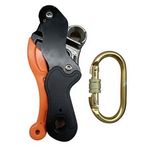 Descensor de Protección Contra Caídas con Hebilla de Conexión Rápida, Capacidad de Peso de 100 kg, Anillo en D de Acero - Product Image 1