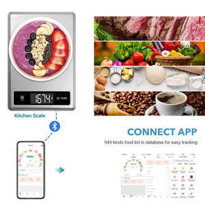 पेशेवर और घरेलू उपयोग के लिए प्रीमियम गुणवत्ता स्टेनलेस स्टील पोषण पैमाने - Product Image 3