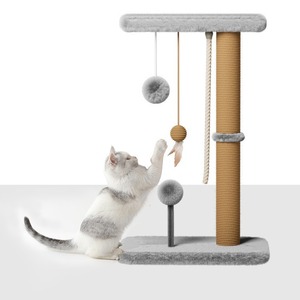 Árbol para gatos 3D pequeño, poste de escalada para gatos que no suelta pelo, juguete de madera para gatos, poste rascador para gatos de autoentretenimiento y relajación, para mascotas - Product Image 2
