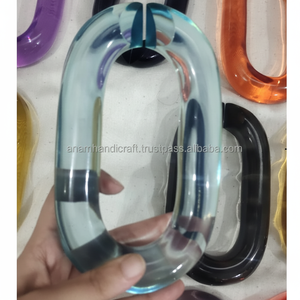 Colgante de resina ornamental moderno hecho a mano, cadena acrílica moderna personalizada, acentos de pared para decoración del hogar, Festival de Diwali, cumpleaños - Product Image 3