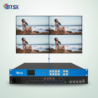 Prosesor Video Wall 4K60 Tanpa Hambatan dengan 4x Input Output HDMI 2.0, Pengalihan Matriks, dan Kontrol Window Roaming