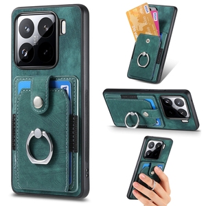 Para Xiaomi 15/15 Pro Finger Ring Holder Card Slots Phone case contraportada, Wallet Case para Moto <span class=keywords><strong>Razr</strong></span> 50/50 Ultra - Product Image 6