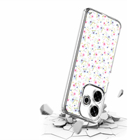 Coque transparente dessin coloré pour Xiaomi Redmi 13 couverture de téléphone portable antichoc en acrylique transparent TPU nouvel arrivage