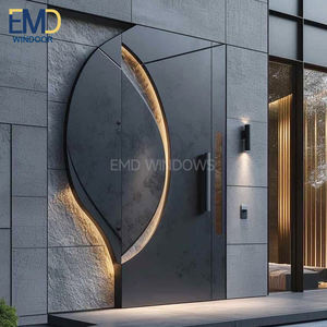 Porte extérieure de sécurité en fer forgé avec vitre latérale Loyal - Product Image 1