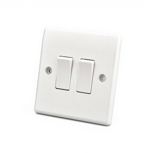 <span class=keywords><strong>Interruptor</strong></span> de Pared LED de 2 Botones y 1 Vía, 10A 250V, con Certificación CE y GCC, Moderno, de 2 Secciones, para Uso Residencial y Comercial - Product Image 2