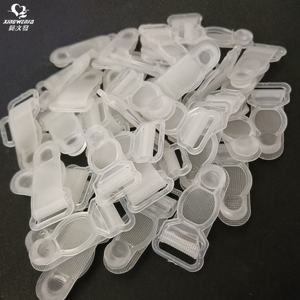 下着アクセサリー衣服アクセサリー12mm透明なガーターベルトクリップ透明プラスチックサスペンダーガータークリップ - Product Image 4
