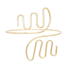 Châu Âu Mỹ Cổ Điển Mở Có Thể Điều Chỉnh Phụ Nữ Của Vòng Đeo Tay Thời Trang Xuyên Biên Giới Không Thường Xuyên Thiết Kế Sóng Với Vòng Đeo - Product Image 6