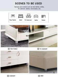 Hiện Đại 120Mm Kim Loại Đồ Nội Thất Chân Ổn Định Sắt Đảm Bảo Cơ Sở Phần Cho Sofa Bảng Cho Nhà Bếp Đồ Nội Thất Phòng Ngủ Phụ Kiện - Product Image 3