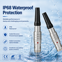Conector Circular Impermeable de 3 Pines UHUB Serie K 1K para Aplicaciones Industriales