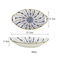 Zogifts Restaurant Porcelaine Assiettes Personnalisées En Céramique Assiette À Dîner Ensemble De Luxe Pour La Vaisselle De Mariage Plat Irrégulier