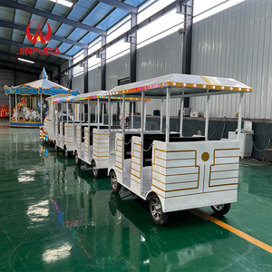 <span class=keywords><strong>Train</strong></span> <span class=keywords><strong>électrique</strong></span> sans rails de luxe <span class=keywords><strong>pour</strong></span> enfants, 24 places, <span class=keywords><strong>pour</strong></span> centre commercial et parc d'attractions en plein air - Product Image 4