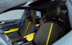 Siège baquet en fibre de carbone YLC A3 A4 A5 A6 A7 A8 Q3 Q5 Q7 pour <span class=keywords><strong>Audi</strong></span> RS, accessoires de voiture, sièges sport de course, <span class=keywords><strong>design</strong></span> en cuir personnalisé - Product Image 2