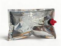 Sac Bag-in-Box (BIB) 1L-3L, pochette à bec verseur en aluminium de qualité alimentaire, sac à robinet anti-fuite pour tous types de liquides comestibles en vrac