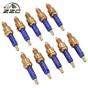 Goofit 10 cái mới a7tc xe máy Bugi 3 điện cực thay thế cho GY6 50cc 70cc 90CC 110cc 125cc 150cc xe máy ATV - Product Image 4