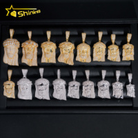 925 argent jésus glacé pendentifs Collection Hip Hop Moissanite bijoux pendentif GRA chaîne personnalisée pendentif pour hommes femmes