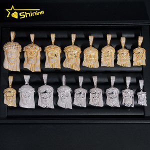 925 <span class=keywords><strong>argento</strong></span> Jesus ghiacciato fuori collezione di ciondoli Hip Hop Moissanite <span class=keywords><strong>ciondolo</strong></span> GRA catena personalizzata <span class=keywords><strong>ciondolo</strong></span> per <span class=keywords><strong>uomo</strong></span> donna - Product Image 5