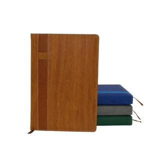 Sang trọng A5/B5 chương trình nghị sự biểu tượng tùy chỉnh dễ thương in văn phòng PU da Tạp Chí may Linen bìa cứng máy tính xách tay kinh doanh sang trọng Nhật ký bút - Product Image 6