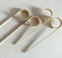 Brochettes en bambou biodégradables, écologiques, réutilisables, jetables, pour barbecue, fêtes, restaurants, 100 pièces/sac, saines