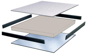 Veri Merkezleri ve Ofis Binaları için 600x600mm Modern Tasarım Süper Yoğun Çelik Kalsiyum Sülfat Anti-Statik Döşeme - Product Image 5