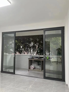 Grande <span class=keywords><strong>porte</strong></span> coulissante à double vitrage moderne et intelligente pour la <span class=keywords><strong>maison</strong></span> Imperméable et insonorisé pour l'intérieur et le jardin Matériau en verre - Product Image 2