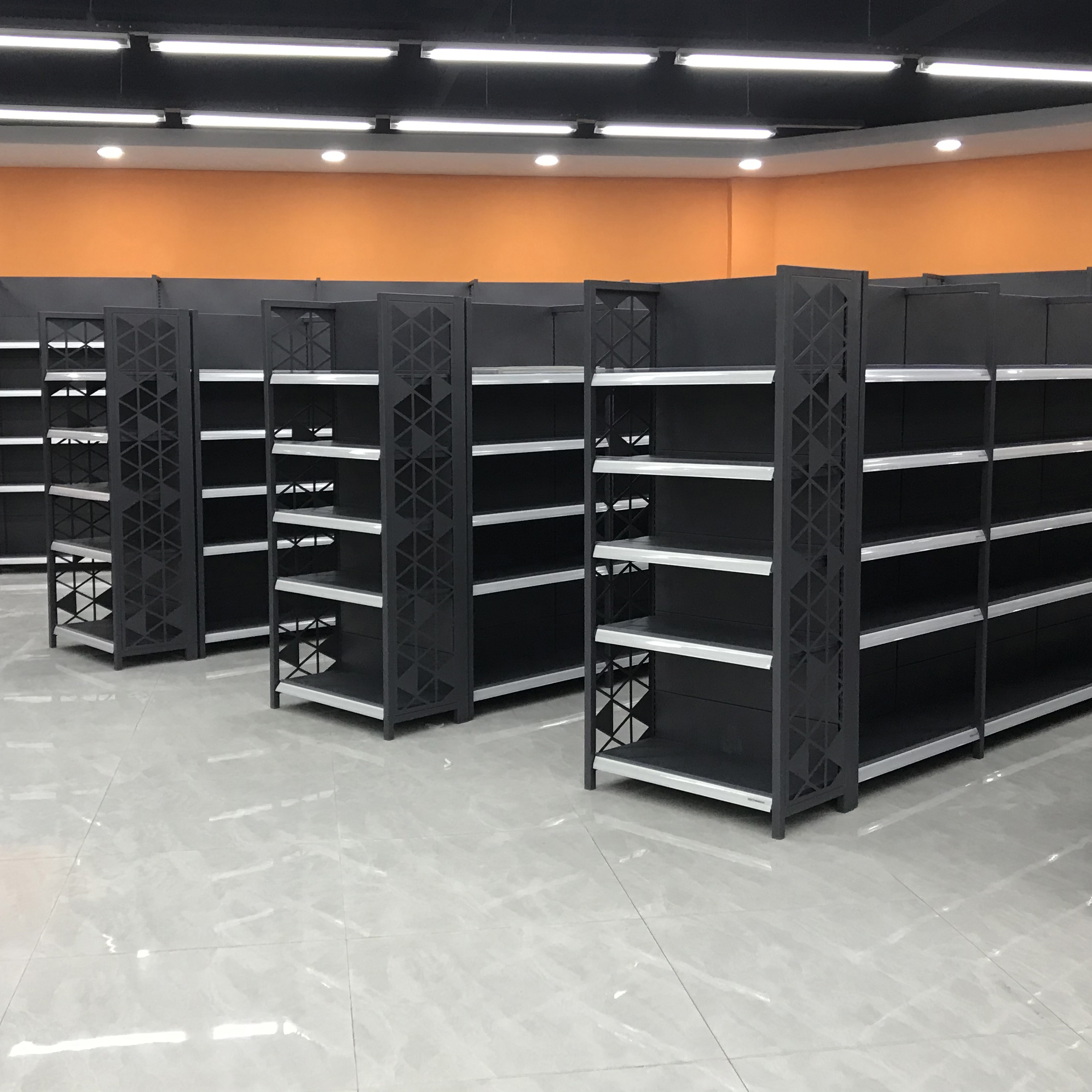 China Shelves Supermarket Metal Supermarket Shelves Rack Gondola Shelf Supermarket