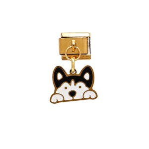 สร้อยข้อมือสแตนเลสสตีลแบบโมดูลาร์สไตล์อิตาลี พร้อมจี้รูปสัตว์ อุปกรณ์ตกแต่งเครื่องประดับ DIY ของขวัญสำหรับทุกเพศ - Product Image 5