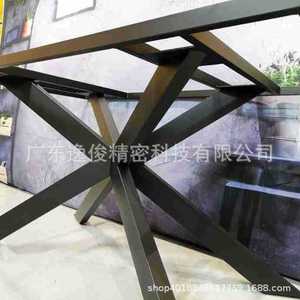 Pieds de table en fer personnalisables 1250*700*720MM, design industriel robuste pour lieux commerciaux - Product Image 3