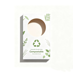 Caja de embalaje de papel para cubiertos con impresión personalizada al por mayor para tenedores de cena - Product Image 3