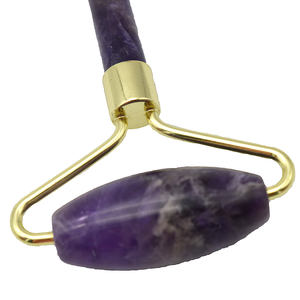 Tinh thể đá quý thạch anh tím <span class=keywords><strong>massage</strong></span> mặt con lăn <span class=keywords><strong>massage</strong></span> mặt tự giúp <span class=keywords><strong>massage</strong></span> - Product Image 6