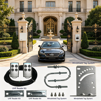 Kit de lecteur d'identification de véhicule en plastique à code fixe UHF sans interruption, système de contrôle d'accès longue portée RFID pour parking