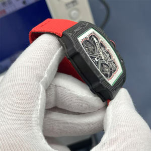 Reloj de Hombre de Alta Calidad Ultrafino de 7.8mm de Grosor, Modelo 6702, Reloj de Pulsera Rojo, Mecánico Totalmente Automático - Product Image 4