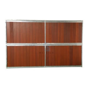 Puesto estable de <span class=keywords><strong>caballos</strong></span> con panel de bambú portátil con diseño de puerta holandesa para uso en granero ecuestre interior y exterior techo opcional - Product Image 5