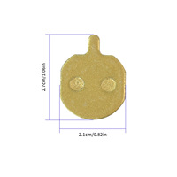 Plaquettes de frein à disque en cuivre fritté de qualité supérieure, entièrement métalliques, résistantes à l'usure, pour étrier de frein de trottinette électrique JAK 5 et vélo électrique