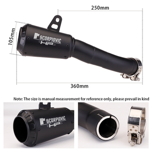 Pour <span class=keywords><strong>YAMAHA</strong></span>-R3-R25-MT05-MT03 moto course Performance échappement course ligne emplacement d'origine moto silencieux - Product Image 2