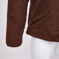 Pull-over en laine avec fermeture éclair pour la chasse, vêtement de travail agricole et de plein air, pull-over