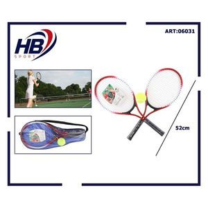 Hb Sport Raqueta de tenis ligera de aleación de aluminio para niños con pelota, juego de entrenamiento de 2 piezas y 52 cm - Product Image 3