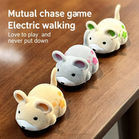 12 jouets électriques de simulation de petit hamster pour divertir les chats
