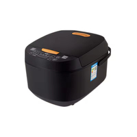 Cuisinière à riz électrique domestique 800W avec cuve antiadhésive de 5,1 à 6,0 L, chauffage 360° et fonction minuterie