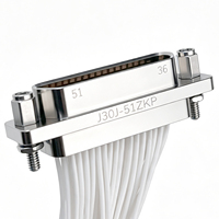 Connecteur mâle Micro-D à montage sur circuit imprimé J30J-66TJL J30J-66ZKL J30J-66ZKP Série J30J - Compatible MIL-DTL-83513 9-100 broches