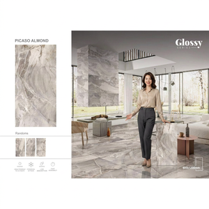 Modern Polished Glazed Porcelain <b>Tiles</b> 600x1200mm Luxury Floor Wall <b>Tiles</b> For Bathroom Kitchen Living Room - Product Image 3