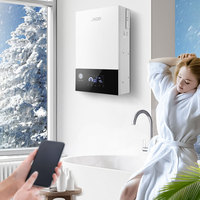 Chaudière combinée murale électrique Wiif Control pour le chauffage domestique et l'alimentation en eau chaude, chaudière de chauffage combinée