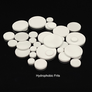 Ultrapure Pe/PP ưa nước frit Bộ lọc tùy chỉnh kích thước lỗ chân lông không có dư lượng trắng chưng cất OEM hỗ trợ ISO9001 chứng nhận AC cột - Product Image 1